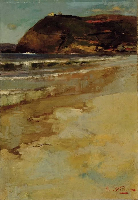 Spiaggia di St Clair, 1895